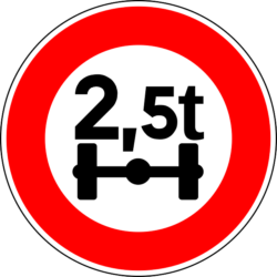 axle load limit